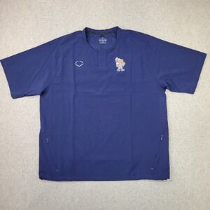 Midland Rockhounds Evoshield Baseball Shirt Mens XL Blue Short Sleeve Pockets